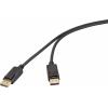 Renkforce DisplayPort kabel Konektor DisplayPort, Konektor DisplayPort 2.00 m černá RF-6830474 4K UHD Kabel DisplayPort