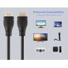 SpeaKa Professional HDMI kabel Zástrčka HDMI-A, Zástrčka HDMI-A 1.00 m černá SP-13660956 pozlacené kontakty HDMI kabel