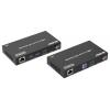 SpeaKa Professional SP-USBE-830 7 + 2 porty KVM prodlužovač lze ovládat prostřednictvím PC černá