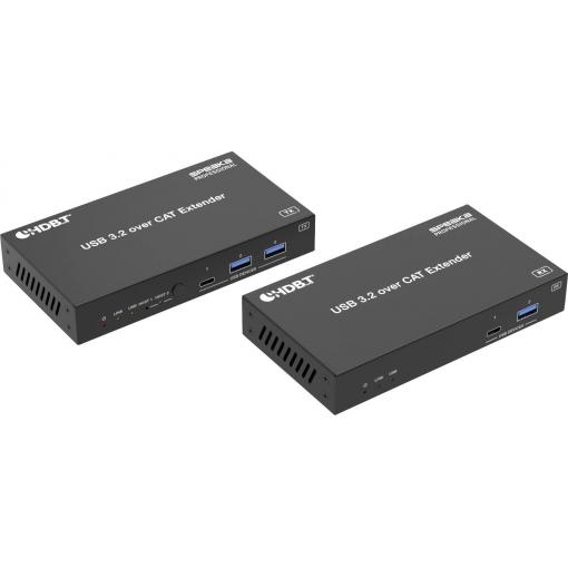 SpeaKa Professional SP-USBE-830 7 + 2 porty KVM prodlužovač lze ovládat prostřednictvím PC černá