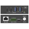 SpeaKa Professional SP-USBE-820 7+1 port KVM prodlužovač lze ovládat prostřednictvím PC černá