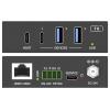 SpeaKa Professional SP-USBE-820 7+1 port KVM prodlužovač lze ovládat prostřednictvím PC černá
