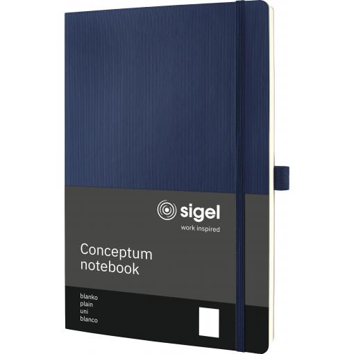 Sigel CO340 poznámková kniha Conceptum Softcover A4 čisté tmavě modrá Počet listů: 97