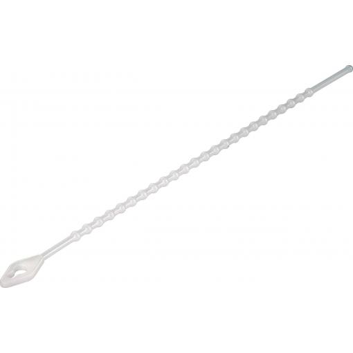 TRU COMPONENTS 1592901, TC-TV100203, kuličkový pásek stahovací, 2.50 mm, 100 mm, přírodní, 100 ks