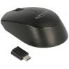 Delock 12526 optická myš, přenos USB, 2 tlačítko, 1000 dpi, černá