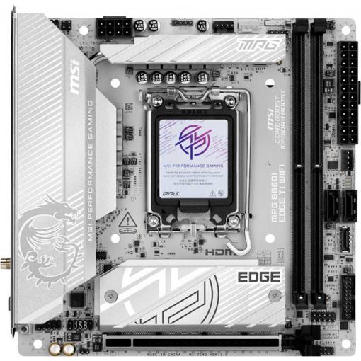 MSI 7E43-001R Základní deska Socket (PC) Intel® 1851 Tvarový faktor Mini-ITX Čipová sada základní desky Intel® B860