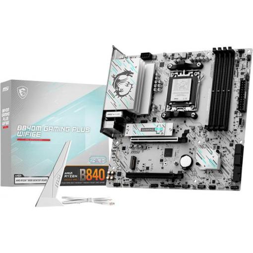 MSI 7E77-003R Základní deska Socket (PC) AMD AM5 Tvarový faktor Micro-ATX Čipová sada základní desky AMD® B840