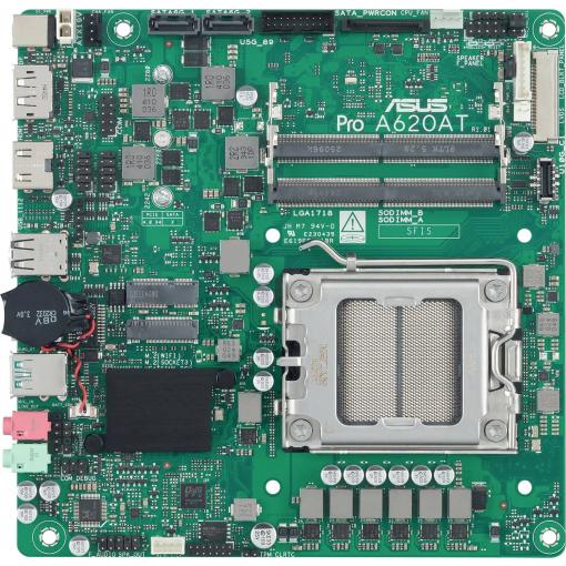 Asus PRO A620AT-CSM Základní deska Socket (PC) AMD AM5 Tvarový faktor Mini-ITX Čipová sada základní desky AMD® A620A