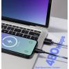 Renkforce USB kabel USB 2.0 USB-A zástrčka, USB-C ® zástrčka 0.50 m černá RF-6830314