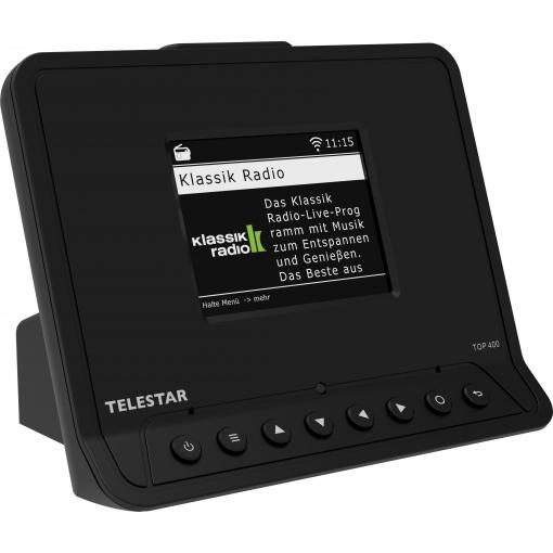 Telestar TOP 400 Schwarz internetové rádio černá