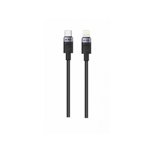 Kabel iPEAX 90010102 USB-C/Lightning 1m Black