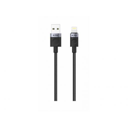 Kabel iPEAX 90010104 USB/Lightning 1m Black