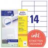 Avery-Zweckform 6136 univerzální etikety 105 x 42.3 mm papír bílá 1 ks trvalé