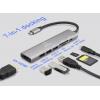 Renkforce USB-C® dokovací stanice RF-DKS-907 Vhodné pro značky (dokovací stanice pro notebook): univerzální napájení USB-C®, integrovaná čtečka karet