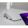 Renkforce USB-C® dokovací stanice RF-DKS-907 Vhodné pro značky (dokovací stanice pro notebook): univerzální napájení USB-C®, integrovaná čtečka karet