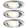 Paulmann 92441 LED stropní svítidlo, LED vestavné svítidlo, 6 W, železo (kartáčované)