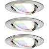 Paulmann 92434 LED stropní svítidlo, LED vestavné svítidlo, 6 W, železo (kartáčované)