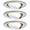 Paulmann 92434 LED stropní svítidlo, LED vestavné svítidlo, 6 W, železo (kartáčované)