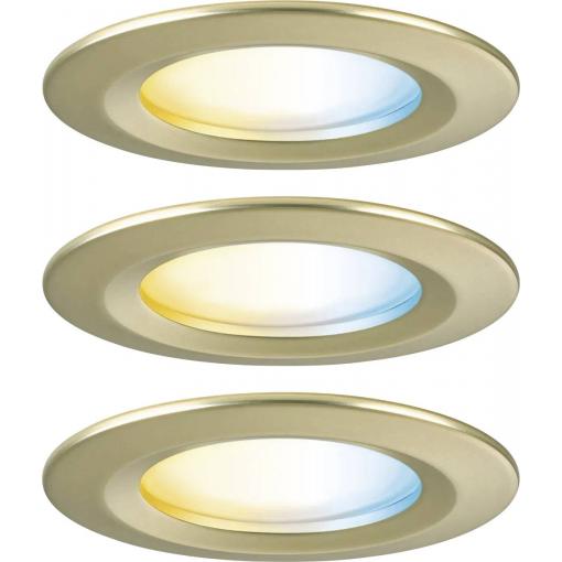 Paulmann 92445 LED stropní svítidlo, LED vestavné svítidlo, 6 W, zlatá (matná)