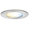 Paulmann 92448 LED stropní svítidlo, LED vestavné svítidlo, 6 W, železo (kartáčované)