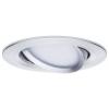 Paulmann 92435 LED stropní svítidlo, LED vestavné svítidlo, 6 W, Hliník (soustružený)