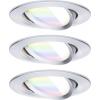 Paulmann 92435 LED stropní svítidlo, LED vestavné svítidlo, 6 W, Hliník (soustružený)