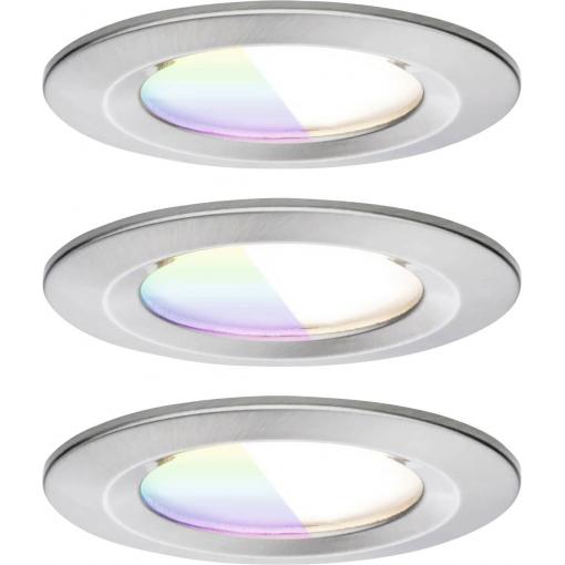 Paulmann 92450 LED stropní svítidlo, LED vestavné svítidlo, 6 W, železo (kartáčované)