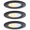 Paulmann 92446 LED stropní svítidlo, LED vestavné svítidlo, 6 W, černá (matná)