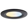 Paulmann 92446 LED stropní svítidlo, LED vestavné svítidlo, 6 W, černá (matná)