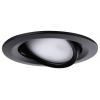 Paulmann 92437 LED stropní svítidlo, LED vestavné svítidlo, 6 W, černá (matná)