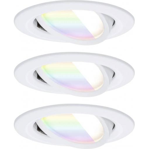 Paulmann 92433 LED stropní svítidlo, LED vestavné svítidlo, 6 W, bílá (matná)