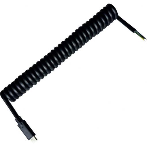 BKL Electronic Kabel USB-C USB-C®, Otevřené konce kabelu 2 m černá pocínovaný 10080176