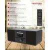 Telestar TOP 300 Schwarz 5700300 rádio CD, internetové, DAB+, FM, USB, Wi-Fi, internet, DAB+, CD, Bluetooth, AUX, vč. dálkového ovládání, černá