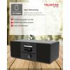 Telestar TOP 300 Schwarz 5700300 rádio CD, internetové, DAB+, FM, USB, Wi-Fi, internet, DAB+, CD, Bluetooth, AUX, vč. dálkového ovládání, černá