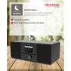 Telestar TOP 300 Schwarz 5700300 rádio CD, internetové, DAB+, FM, USB, Wi-Fi, internet, DAB+, CD, Bluetooth, AUX, vč. dálkového ovládání, černá