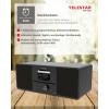 Telestar TOP 300 Schwarz 5700300 rádio CD, internetové, DAB+, FM, USB, Wi-Fi, internet, DAB+, CD, Bluetooth, AUX, vč. dálkového ovládání, černá