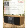 Telestar TOP 300 Holz 5701300 rádio CD, internetové, DAB+, FM, USB, Wi-Fi, internet, DAB+, CD, Bluetooth, AUX, vč. dálkového ovládání, dřevo