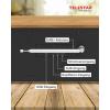 Telestar TOP 300 Holz 5701300 rádio CD, internetové, DAB+, FM, USB, Wi-Fi, internet, DAB+, CD, Bluetooth, AUX, vč. dálkového ovládání, dřevo