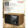 Telestar TOP 200 Holz 5701200 internetové přenosné rádio, internetové, DAB+, FM, Bluetooth, USB, Wi-Fi, AUX, dřevo