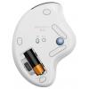 Logitech ERGO M575S Trackball, přenos Bluetooth®, bezdrátový, 5 tlačítko, 2000 dpi, modrá, bílá