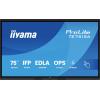 Iiyama ProLite displej Digital Signage Energetická třída (EEK2021): G (A - G) 189.3 cm 75 palec 3840 x 2160 Pixel