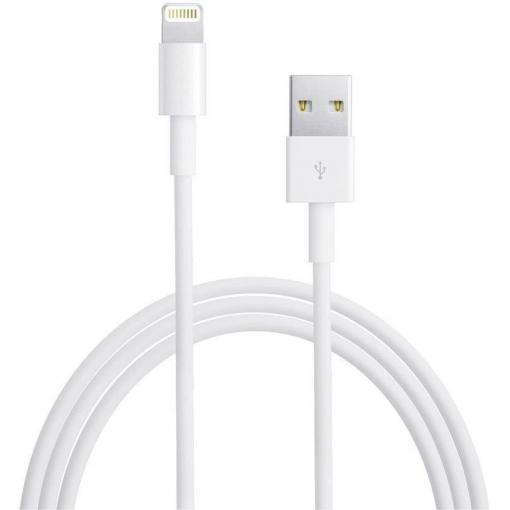 Apple USB kabel poškozený/chybějící obal USB 2.0 USB-A zástrčka, Apple Lightning konektor 1.00 m bílá MD818ZM/A-B