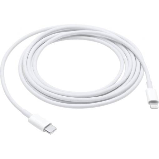 Apple USB kabel poškozený/chybějící obal USB-C ® zástrčka, Apple Lightning konektor 2.00 m bílá MQGH2ZM/A-B