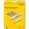 Delock 90161 karta PCI-Express DisplayPort, USB-C® PCIe
