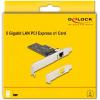 Delock 81260 karta PCI-Express RJ45 PCIe