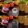 TFA Dostmann 2er Set Digitaler Timer mit Stoppuhr und Uhrzeit stopky černá, bílá digitální
