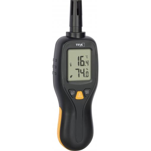 TFA Dostmann Digitales Profi-Thermo-Hygrometer teploměr a vlhkoměr černá, žlutá 31.1066.01