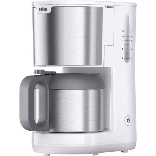 Braun KF 1505 WH kávovar nerezová ocel, bílá