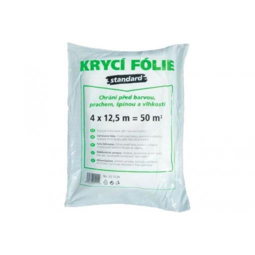 Zakrývací fólie 4 × 12,5 m, tloušťka 7 mikronů