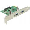 Delock 89391 karta PCI-Express USB 3.2 (Gen 1x1) PCIe